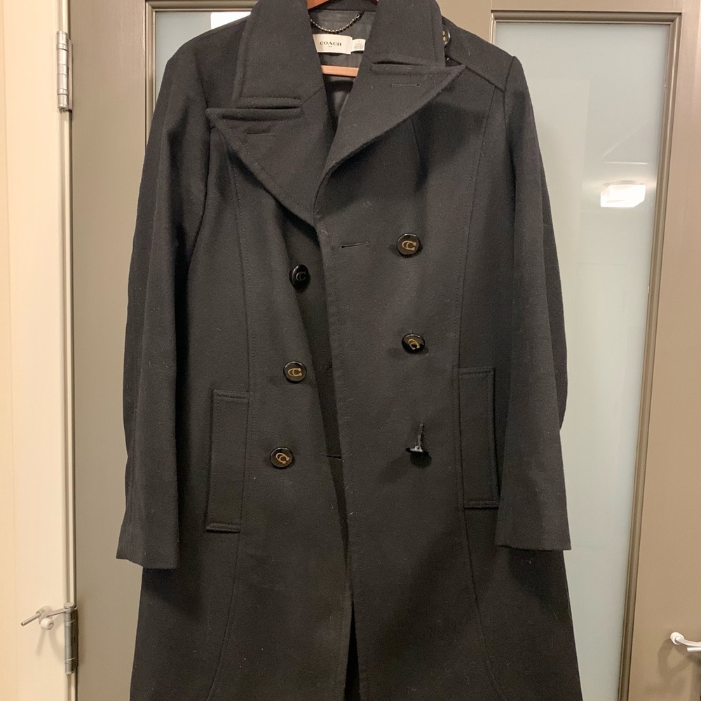 Coach Wool Peacoat